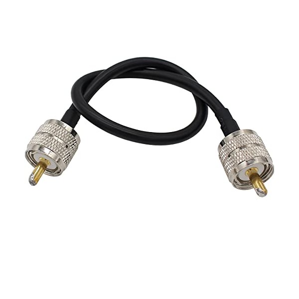 PL259 Male to Male Adapter Cable Low Loss Digital Coax