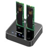 MAIWO Dual Bay Docking Station for M.2 NGFF SATA SSD