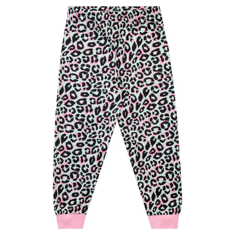 Harry Bear Girls Pyjamas Sleep Slogan, pink