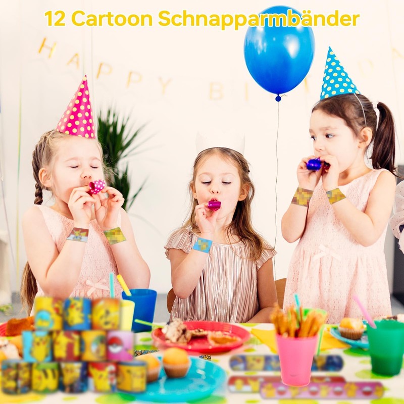 Bomboniere di compleanno per bambini, 98 pezzi, con sacchetti regalo