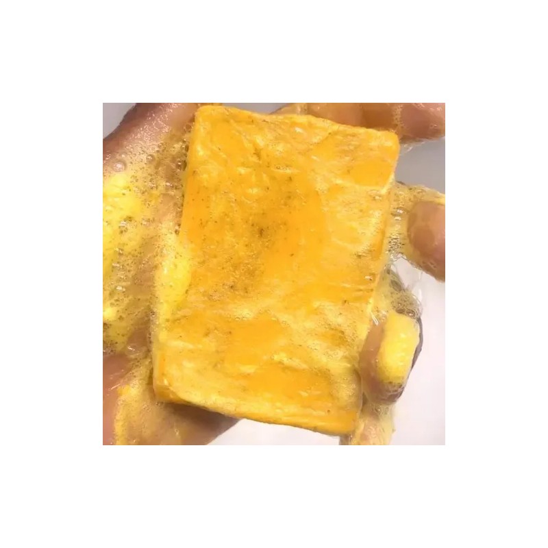 3pc Jabon De Baño Aclarante De Piel Jabón Cúrcuma De