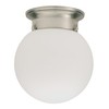 Lithonia Lighting 11981 BNP M4 Compact Fluorescent Ceiling Round Globe
