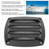 3in Marine Air Vent Grille Ventilation Ducting Louver Cover Black