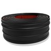 Proflex Decor Black Vinyl Wall Base, 6 Inch X 20