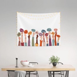 Welcome Tapestry Welcome Words In Different Languages Wall Hanging Tapestries Colorful Conceptual Educational Multilingual Wall Decor For College Dorm Classroom Party Home Bedroom Living Room 29"X37"