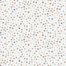 Ismoon 17.3''x98.4''Peel and Stick Wallpaper Boho Polka Dot Wallpaper Colorful Contact Paper for Cabinets Modern Removable Self-Adhesive Wall Paper Renter Friendly for Bathroom Bedroom Vinyl Roll