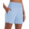 baleaf Women's Swim Shorts High Waisted Quick Dry 5'' Modest