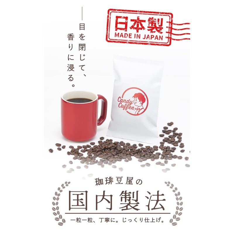 [キャンディコーヒー] ドリップバッグ コーヒー豆 お試しコーヒー ドリップバッグコーヒー ブルマン 5袋 (10g×5袋セット) ギフト ドリップバッグセット