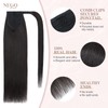 SEGOHAIR Wrap Around Ponytail Human Hair Clip in Ponytail Hair