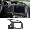 car-king888 Matte Black Center Console Navigation Frame Trim Cover For