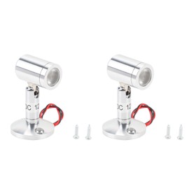 LED Spotlights DC12V Adjustable Angle High Brightness Indoor Uplighting Ceiling Spot Light Accent Lamp for Jewelry Display Case Entrance Natural Light