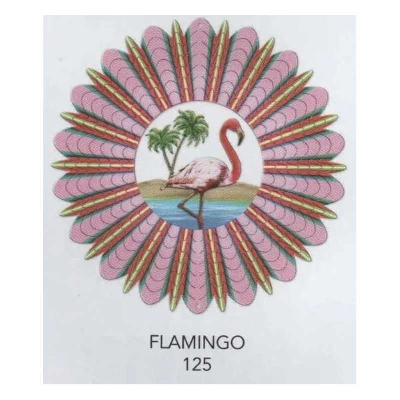 Spinfinity Wind Spinner 12" Flamingo - New