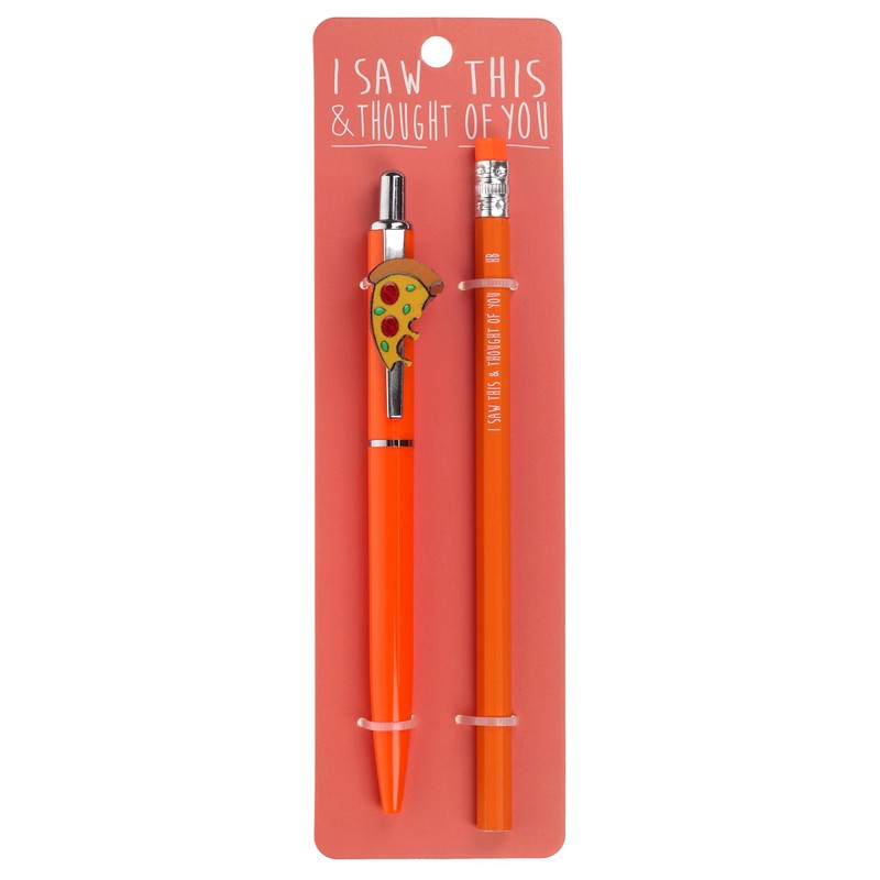 Stands Out, Supplying Outstanding Gifts Pizza Slice Pen and Pencil