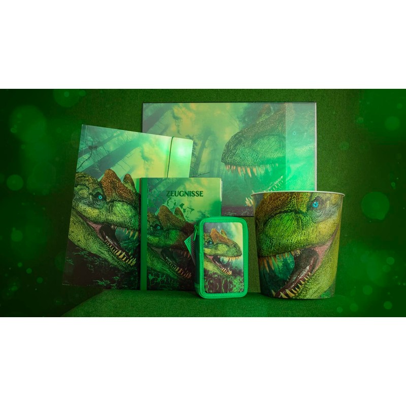 Idena 20131 Certificate Folder in Dinosaur Design with 12 Sleeves