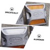 COHEALI 4pcs Reflective Driveway Markers Durable Aluminum Road Reflectors for