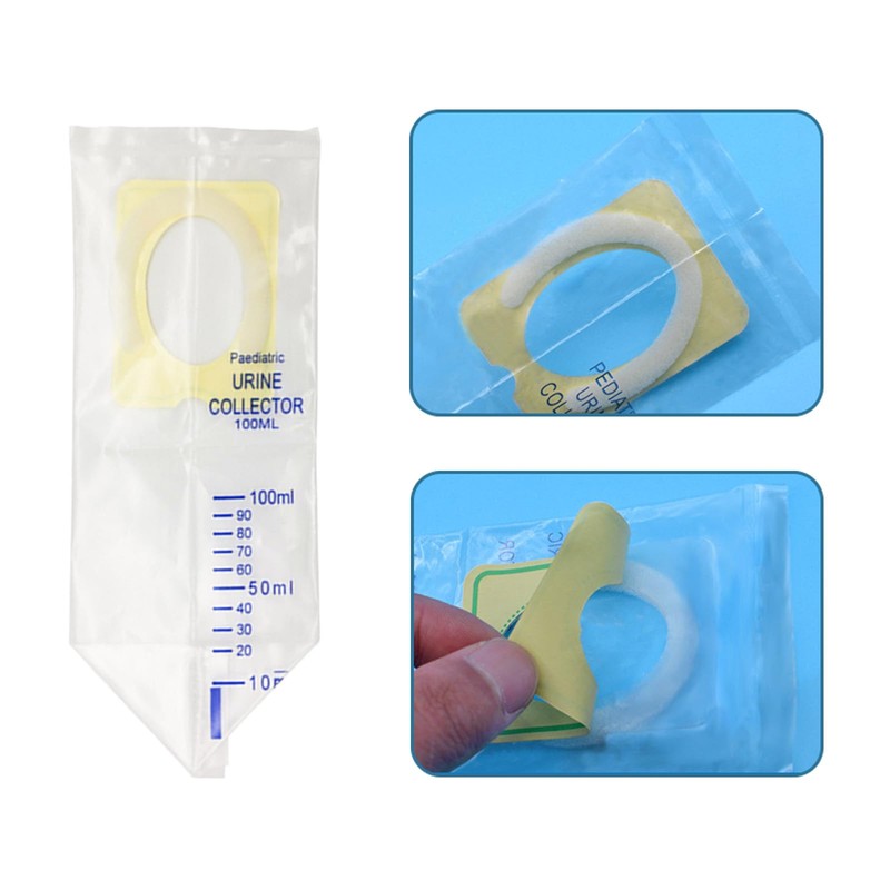Eruceky 30 Stück Einweg Urinbeutel 100 ml, Disposable Baby Urine