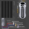 JESTMOTOR Motorcycle Highway Crash Bar Lights - Multicolor LED Switchback