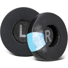 SOULWIT 70mm Kühlgel Ersatzpolster Ersatz Ohrpolster für JBL Tune 450BT (T450BT)/Tune 460BT (T460BT)/Tune 500BT (T500BT)/Tune 510BT/Tune 520BT,Polster für JR 300BT/JR300/JR 310BT/JR310/E40BT