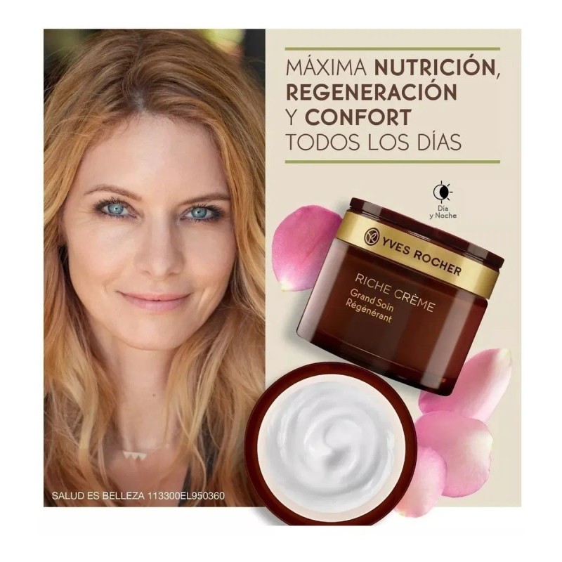 Crema Día Noche Nutri Regeneradora Yves Rocher Refrescante