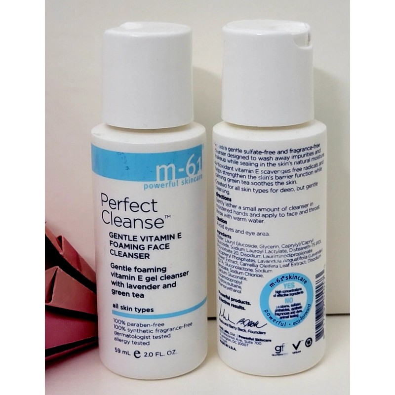 M-61 Powerful Skincare 2 pk M-61 Powerful Skincare Perfect Cleanse