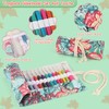 Coopay Crochet Hook Set with Roll Bag, 14 Pieces Ergonomic
