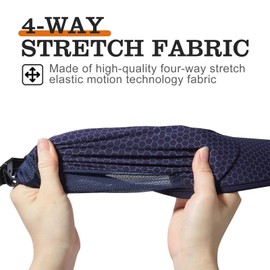 GADIEMKENSD Stretch Sports Hat Breathable Running Baseball Cap with Soft Brim Lightweight Unstructured Quick Dry Cooling Portable Sun Hats for Men and Woman Performance Workouts Outdoor Navy Blue