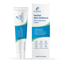 WooDerma Herbal Skin Defence – Hydrating and Soothing Cream for Dry and Sensitive Skin – Suitable for People Prone to Eczema and Psoriasis