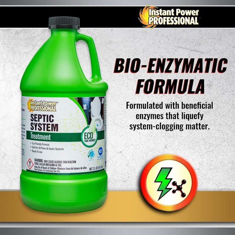 Instant Power Professional Septic System Treatment, Septic Tank Maintenance, 67.8