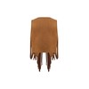 Verdusa Women's Fringe Vest Crop Jacket 70s Hippie Faux Suede