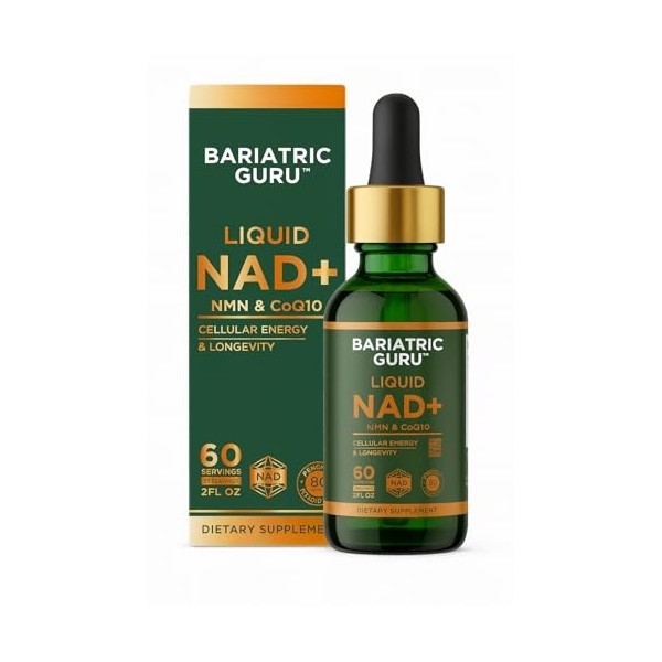 NAD+ Liquid Supplement, NAD Resveratrol Supplement for Women & Men,