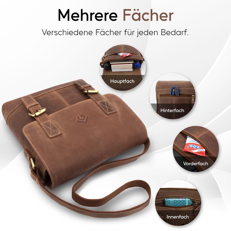 JOREY Compact and Practical Men's Shoulder Bag Made of High-Quality