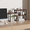 MEBRUDY Desk Shelf, 3 Tier Desk Shelves for Top of