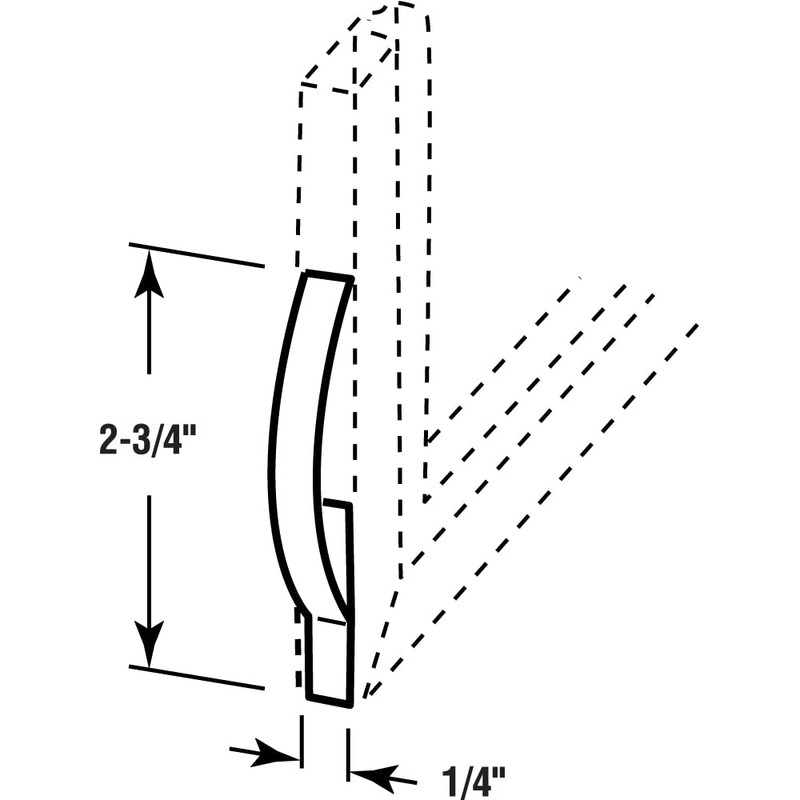 Prime-Line PL 14630 Spring Steel Corner Mount Flat Window Tension