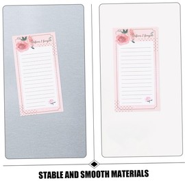 Operitacx 5pcs 1 Household Memo Pads Magnetic Notepad for Refrigerator Fridge Grocery List Magnet Pad Strong Magnets