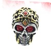 FOMIYES Men Ring Finger Rings Skeleton The Ring Punk Ring