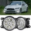 HMCYCI Pair Bumper LED Fogs Driving Lamps 6000K White For