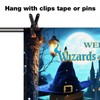 Wizard Party Backdrop Witches Halloween Photography Background 7x5ft