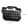 Zerodeko 2Pcs Foldable Backseat Bike Pedals Durable Cycling Rear Wheel
