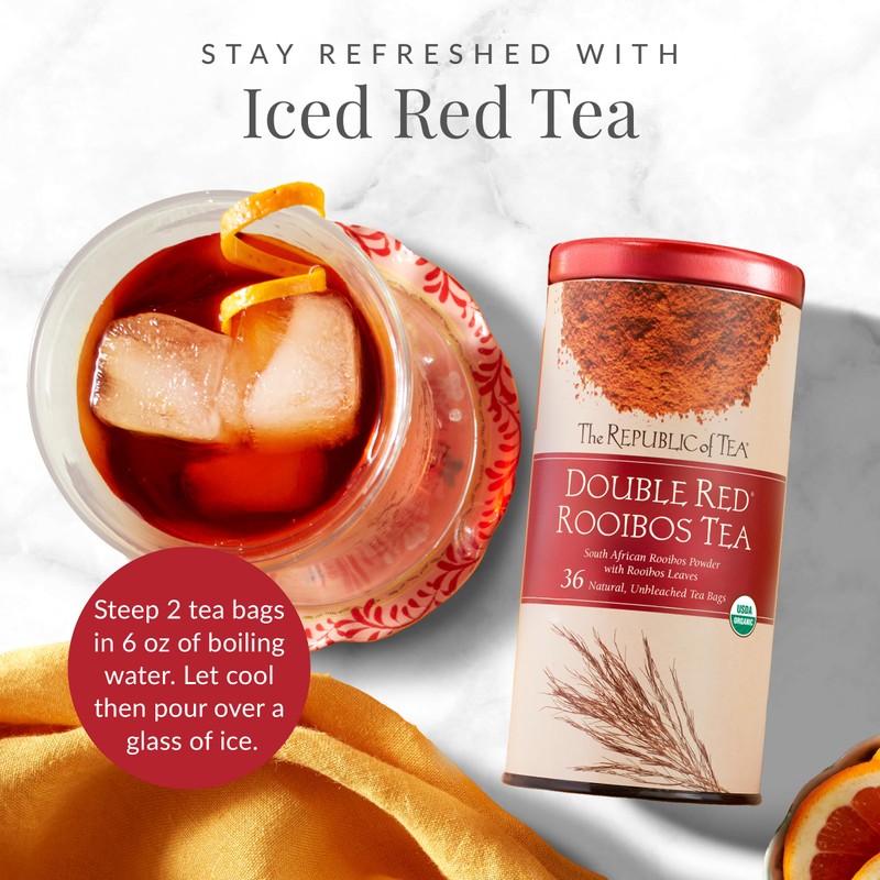 The Republic of Tea – Organic Double Red Rooibos, Naturally