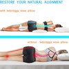 ledytdggu Orthopädisches Kniekissen, lindert Rückenschmerzen,ergonomischer Memory-Schaum,Abnehmbare Bezüge, Memory Foam Beinkissen
