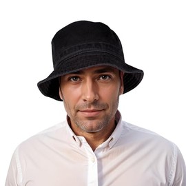 hatsXcaps Unisex Washed Cotton Bucket Hat | Lightweight Breathable Sun Hat for Men & Women, Packable Fisherman Hat for Outdoor Travel, Beach, Camping, Hiking & Streetwear | Summer Hats