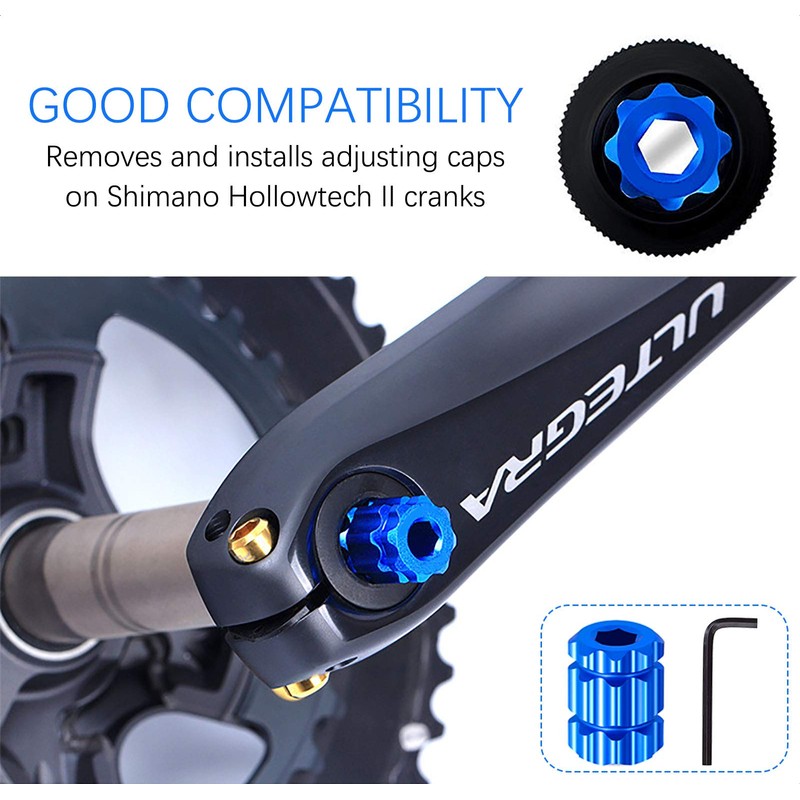 VANICE Crank Adjusting Cap Tool for Hollowtech II, Road MTB