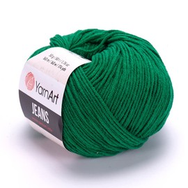 Yarn Art Jeans Yarn 160m, Soft Cotton Amigurumi Doll Animal 50g Knitting Crochet (52)