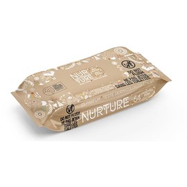 Nurture Baby Ultra Soft Premium Quality Baby Wet Wipes by BioBag, White, 768 Count, Chemical Free, Fragrance Free, Eco Friendly, Hypoallergenic