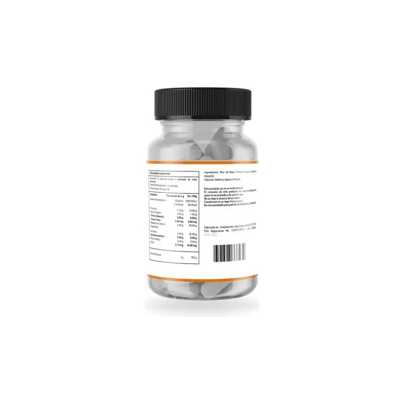 Duo Maca Negra Briah 500 Mg | 120 Cápsulas
