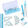 Compass Geometry Tool Geometry Set Drafting Drawing Compass and Protractor