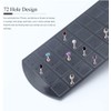 Earring Holders, 6 Pieces 72 Holes Stud Earrings Holder Organiser
