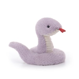 Apricot Lamb Purple Wild Snake Plushies Stuffed Animals for Baby Girl and Boy, Soft Cute Plush Toys for Kids, 8.7 Inches