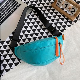 Waist Bag Sling Bag Bum Bag Crossbody Bag Men Women Bum Bag Running Waist Pack Bag Adjustable Belt Waistpacks for Sports Outdoors Running Marathon Gym Cycling Blue