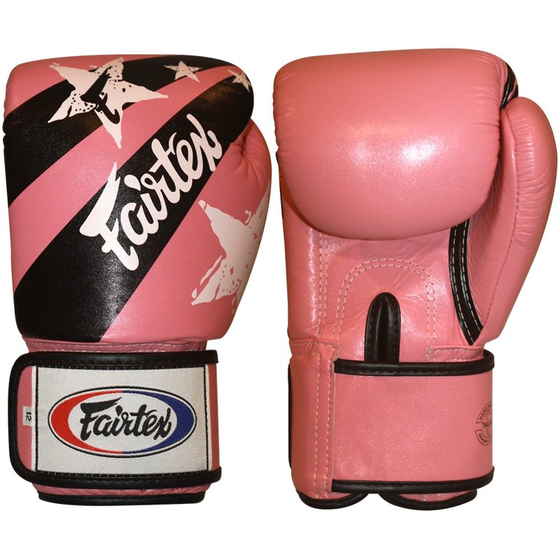 Fairtex Muay Thai Style Training Sparring Gloves, 16 oz, Red